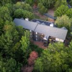 Aerial View of Completely Restored Apartment Building