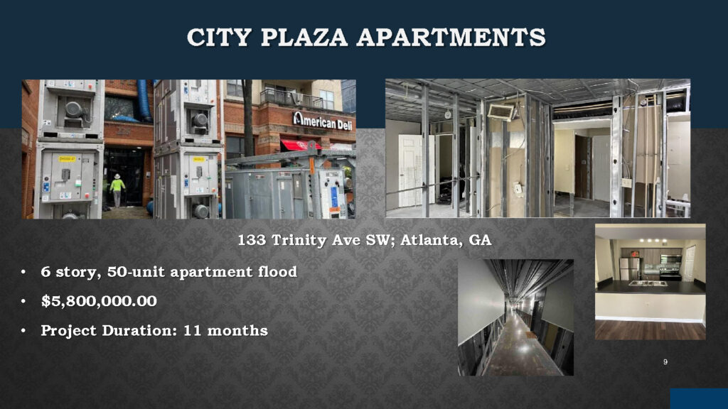 City Plaza Apartments Damage Restoration by ProBuild Construction