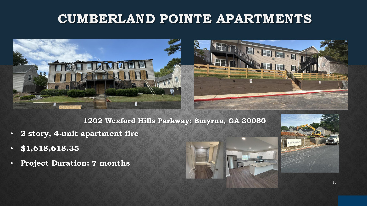 Cumberland Pointe Apartments in Smyrna, GA Damage Restoration by ProBuild Construction