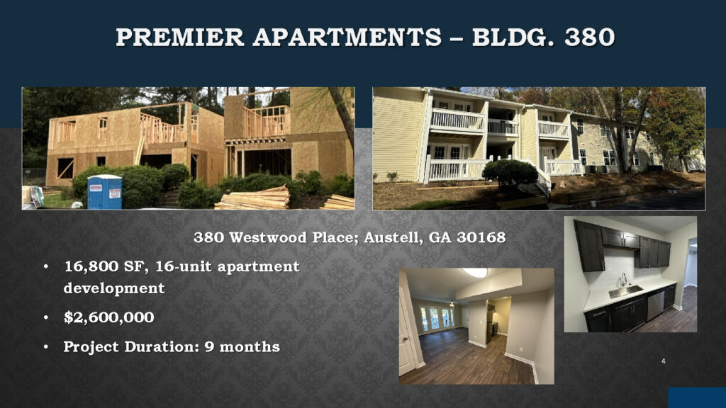 Premier Apartments - Building 380 in Austell, GA Damage Restoration by ProBuild Construction
